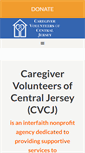 Mobile Screenshot of caregivervolunteers.org